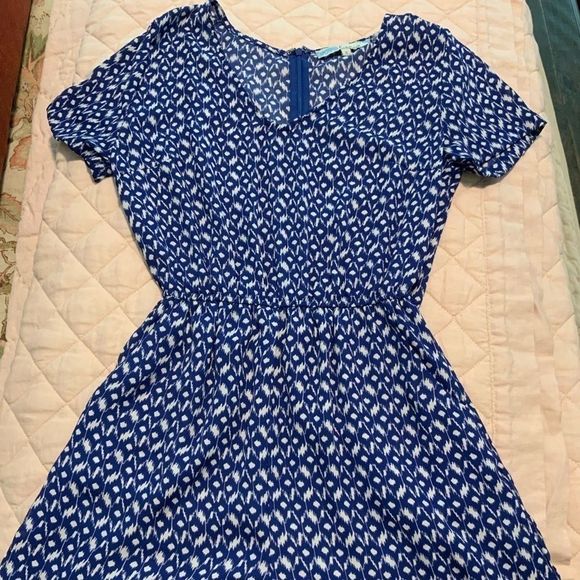 Cecico Pants - Cecico blue and white romper size XS
